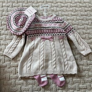 Baby girl sweater dress